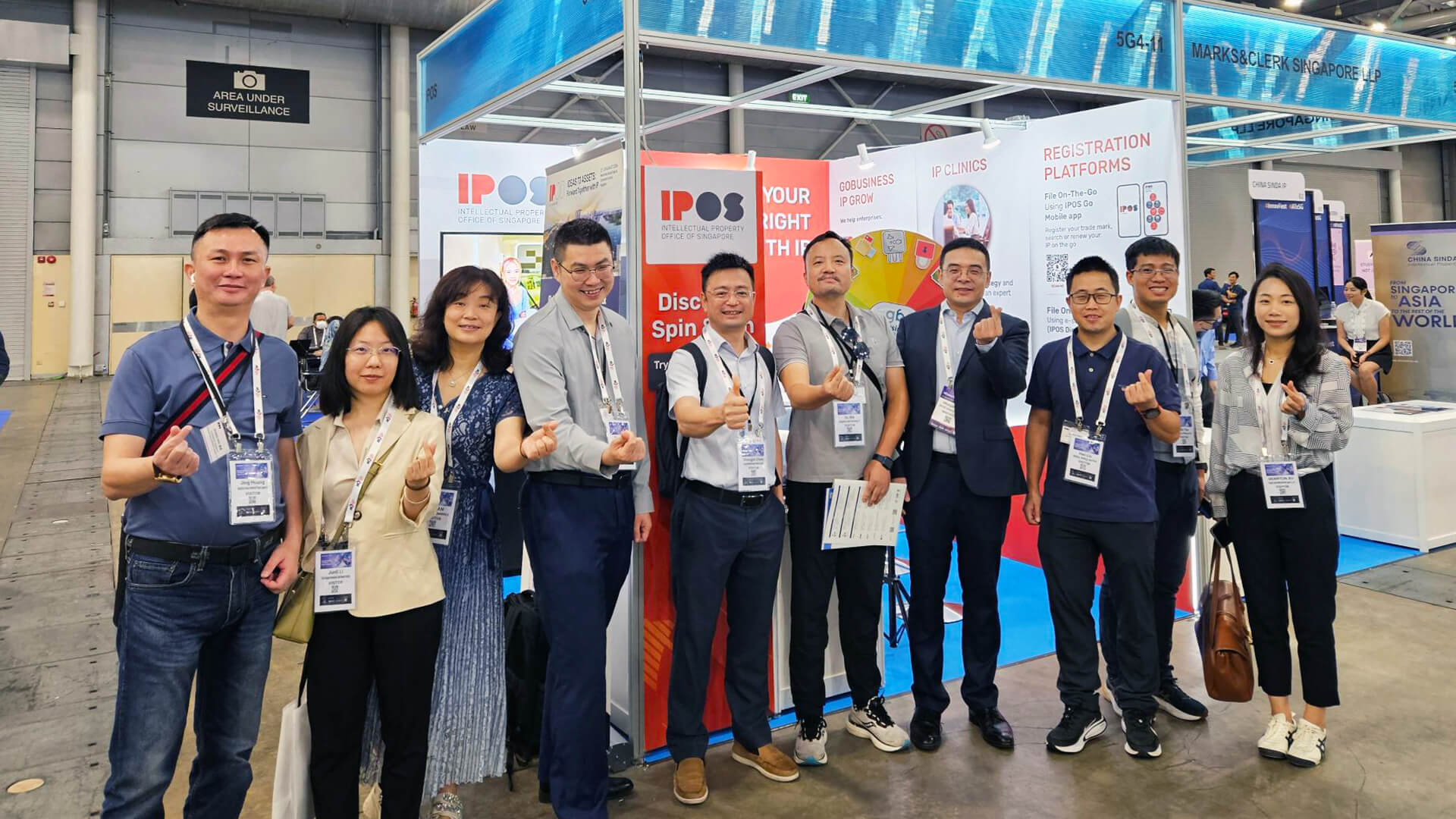 IPISC Study Trip May 2024 - IPOS booth at NUS InnovFest 2024